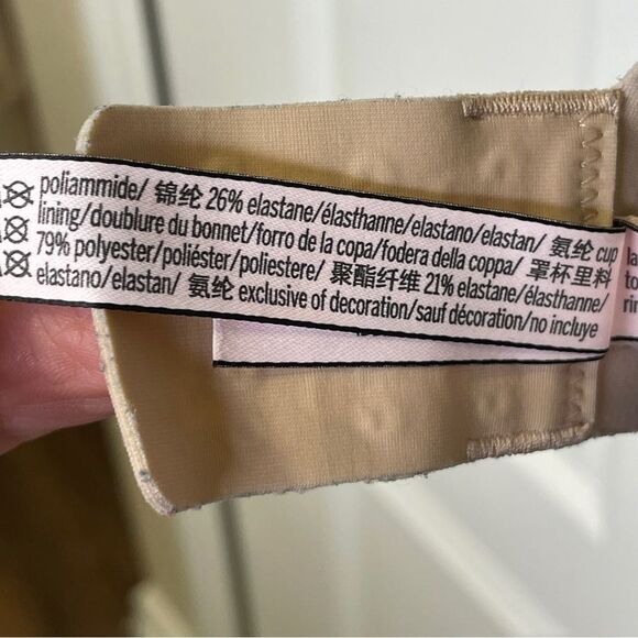 Victoria’s Secret Leopard Print Women's Seamless Bralette Cream Brown 32A - Picture 15 of 15